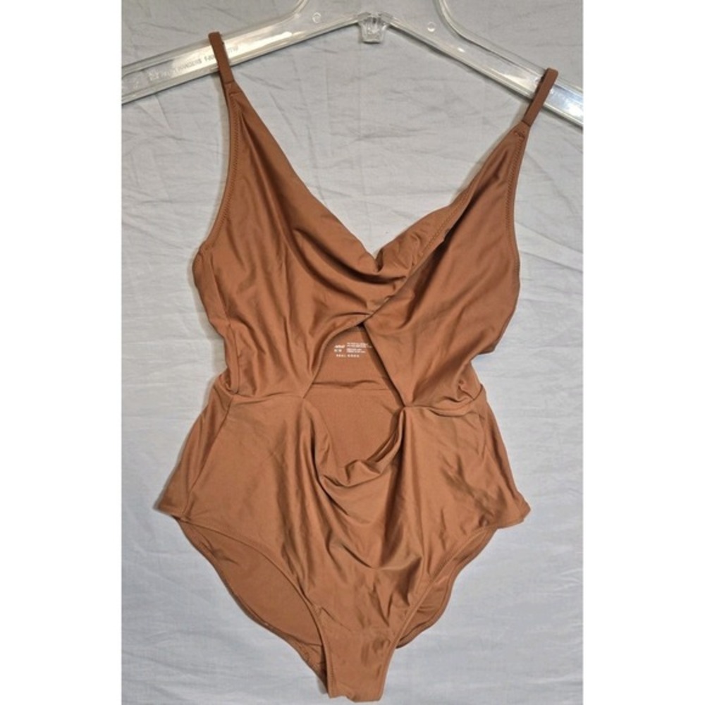 Aerie Women's One‎ Piece Swimming Suit Size M Brown